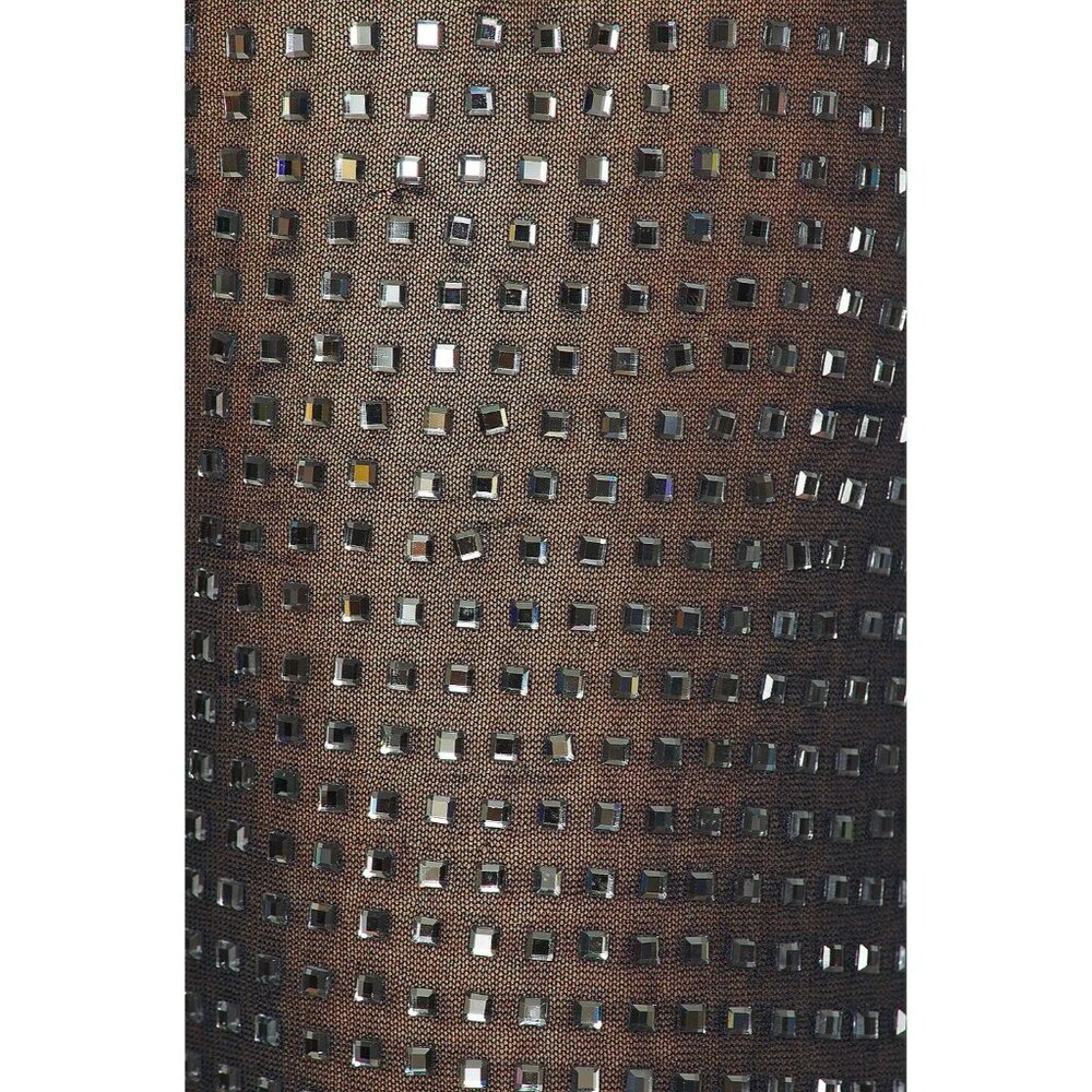 Christopher Esber Cristalla Long Sleeve Knit Drape Dress in Ink - Picture 5 of 5